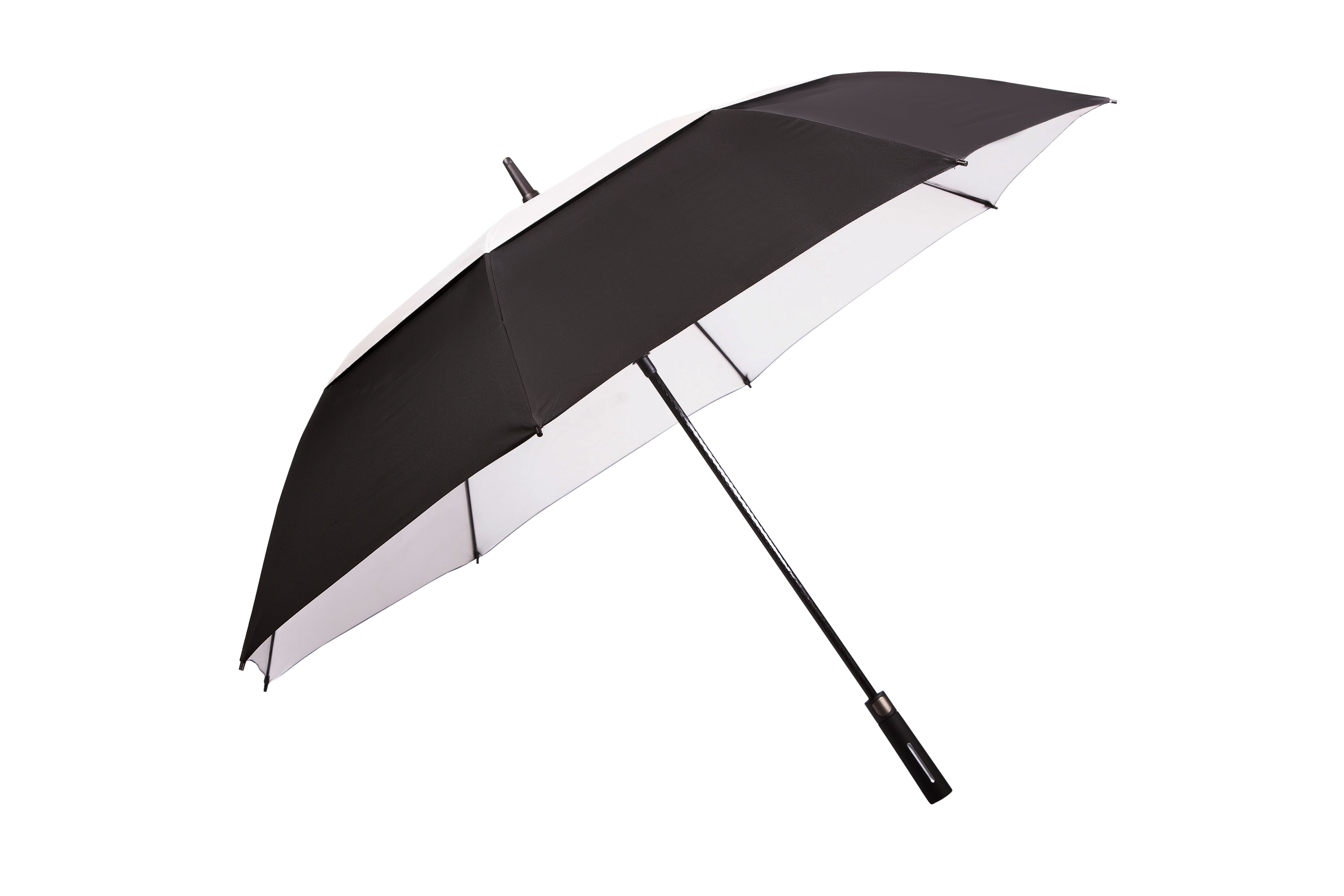 AU-54UV - Golf Auto Open Fibreglass Frame Double Layer UV Coated Pongee Rubberised Handle Main image