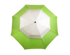 AU-54UV - Golf Auto Open Fibreglass Frame Double Layer UV Coated Pongee Rubberised Handle