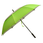 AU-54UV - Golf Auto Open Fibreglass Frame Double Layer UV Coated Pongee Rubberised Handle