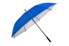 AU-54UV - Golf Auto Open Fibreglass Frame Double Layer UV Coated Pongee Rubberised Handle