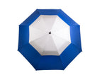 AU-56UV - Golf M/Open Fibreglass Frame W/Proof Net. D/Layered Solid Colour w Rubberised Handle