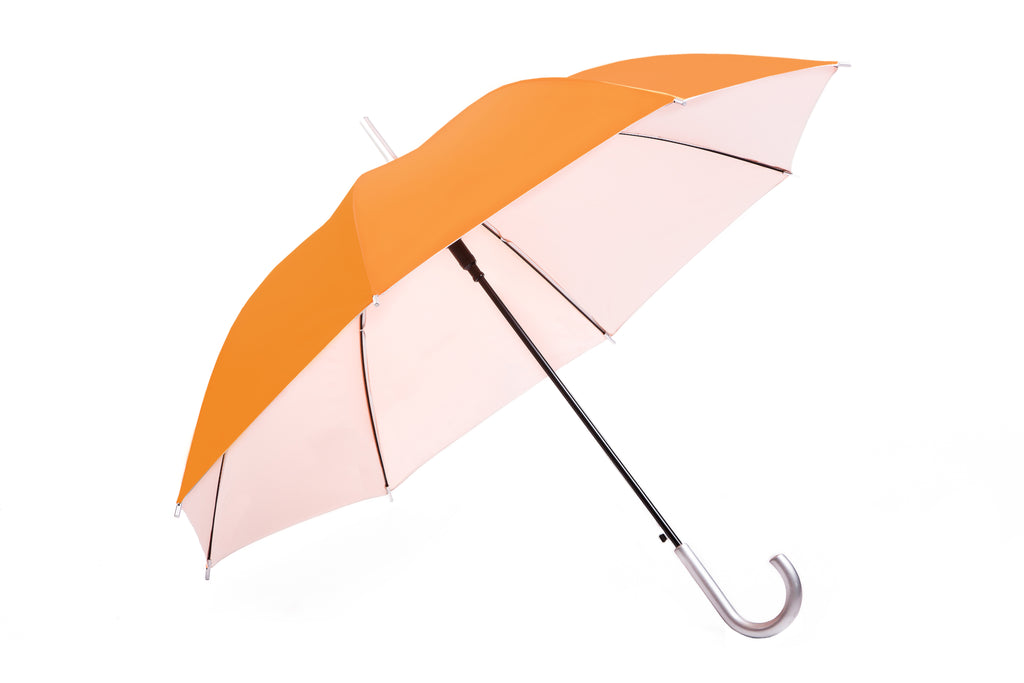 AU-07 - Auto Open Steel Frame UV Coated Solid Colour with Silver Plastic Hook Handle