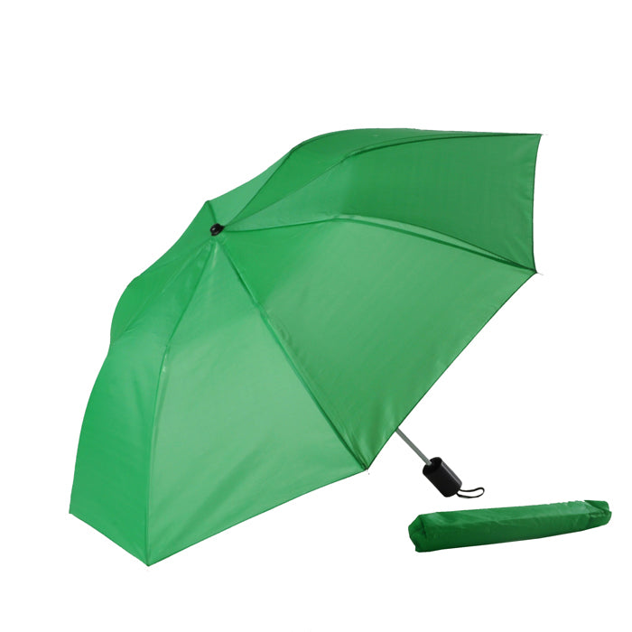 AU-17N - 21" Mini Lady Foldable  Manual Open Steel Frame Solid Colour with Plastic Handle
