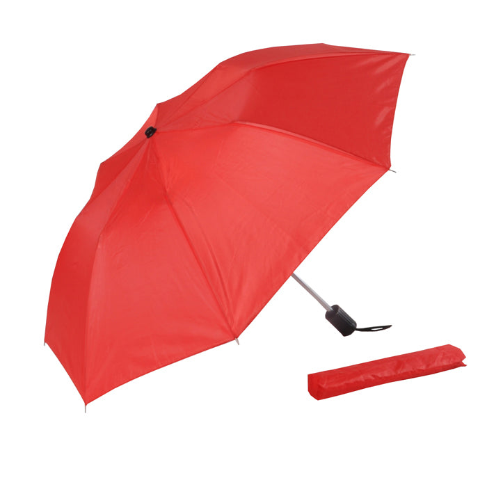 AU-17N - 21" Mini Lady Foldable  Manual Open Steel Frame Solid Colour with Plastic Handle