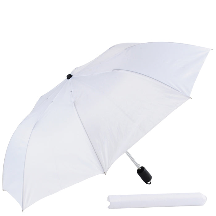 AU-17N - 21" Mini Lady Foldable  Manual Open Steel Frame Solid Colour with Plastic Handle
