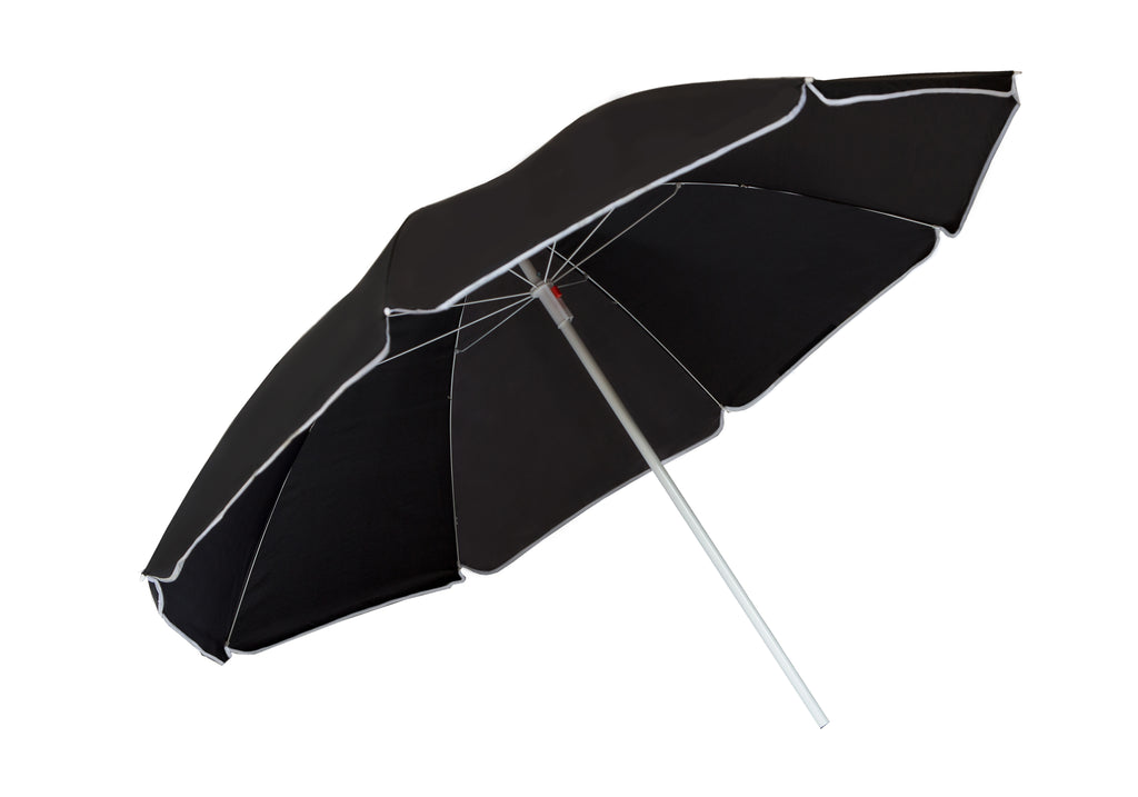 AU-35 - Arch 180cm 170T Polyester Beach Umbrella 19/22 mm Steel Pole without Tile