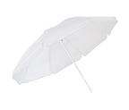 AU-35 - Arch 180cm 170T Polyester Beach Umbrella 19/22 mm Steel Pole without Tile