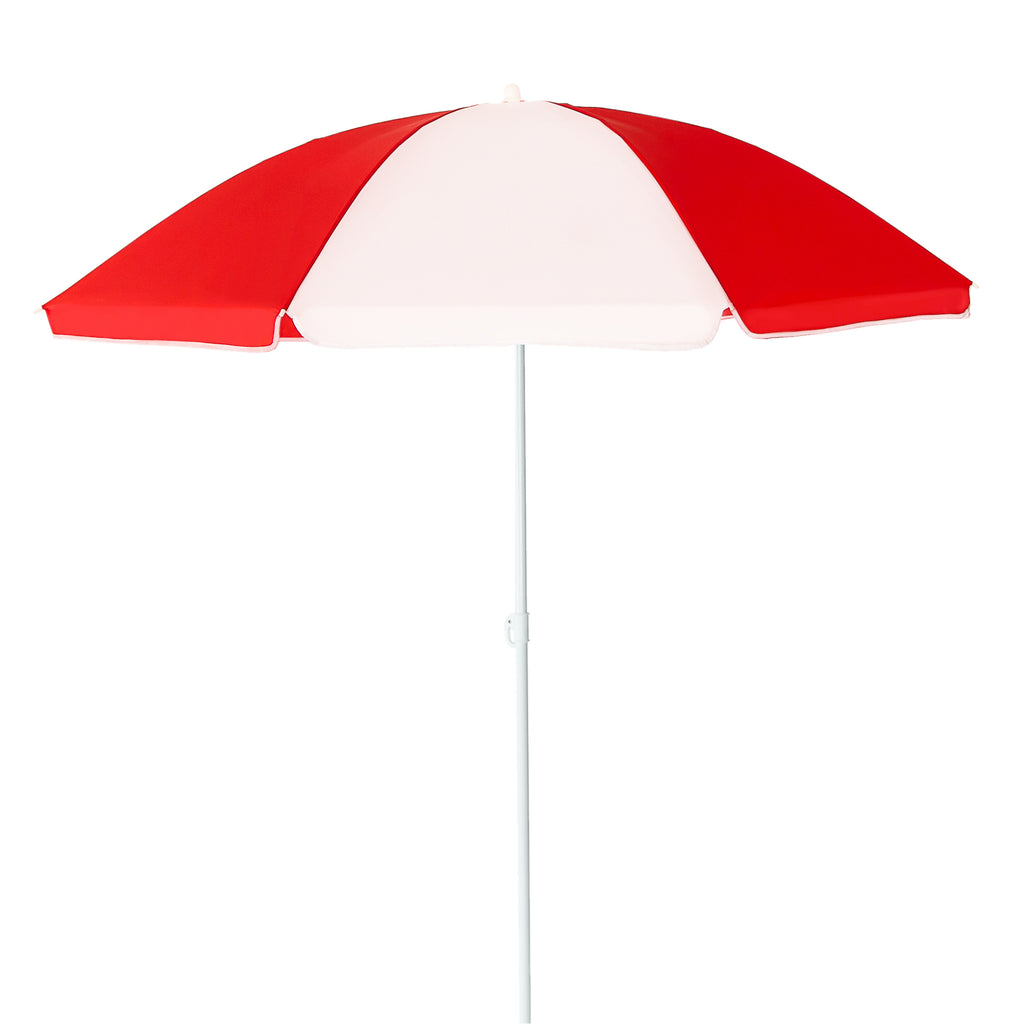 AU-35 - Arch 180cm 170T Polyester Beach Umbrella 19/22 mm Steel Pole without Tile