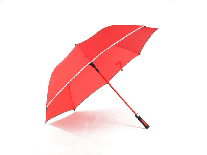 AU-50 - Golf Auto Open Matching Color Fibreglass Frame Pongee Fabric with Reflective Piping