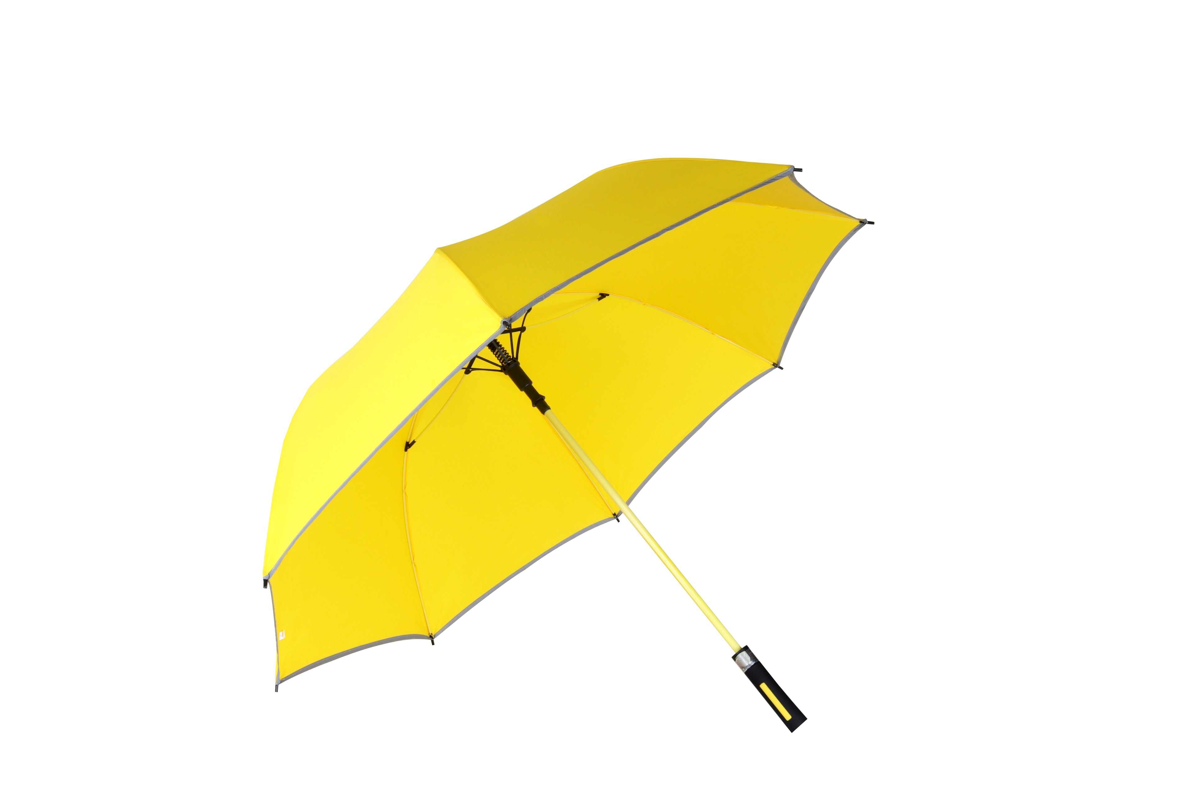 AU-50 - Golf Auto Open Matching Color Fibreglass Frame Pongee Fabric with Reflective Piping