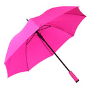 AU-57 - Golf Auto Open Aluminium Frame Pongee Material Solid Colour w EVA Sponge Handle