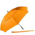 AU-59 - Golf Auto Open Fibreglass Frame Double Layer Pongee Rubberised Handle