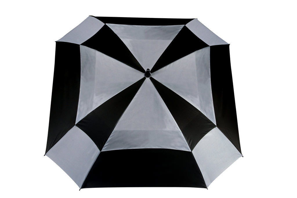 AU-47 - Golf M-Open Square Fibreglass Frame Pongee Fabric with Rubberised  Handle