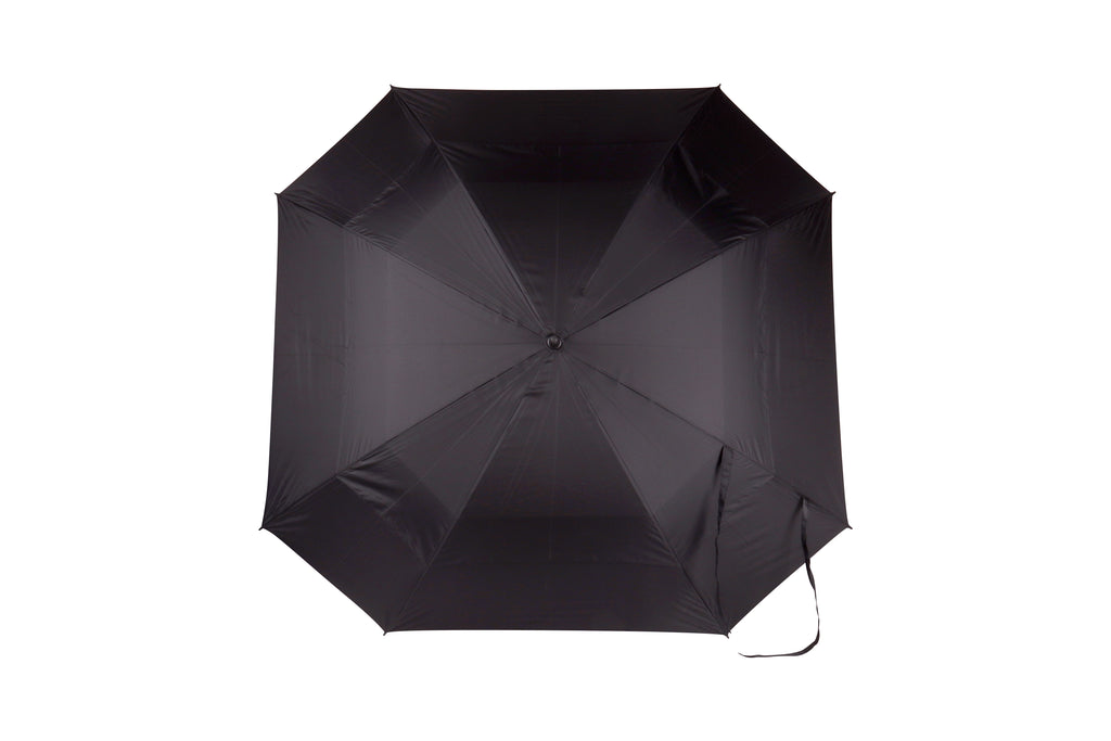 AU-48 - Golf Auto OpenSquare  Fibreglass Frame  Pongee Rubberised Handle