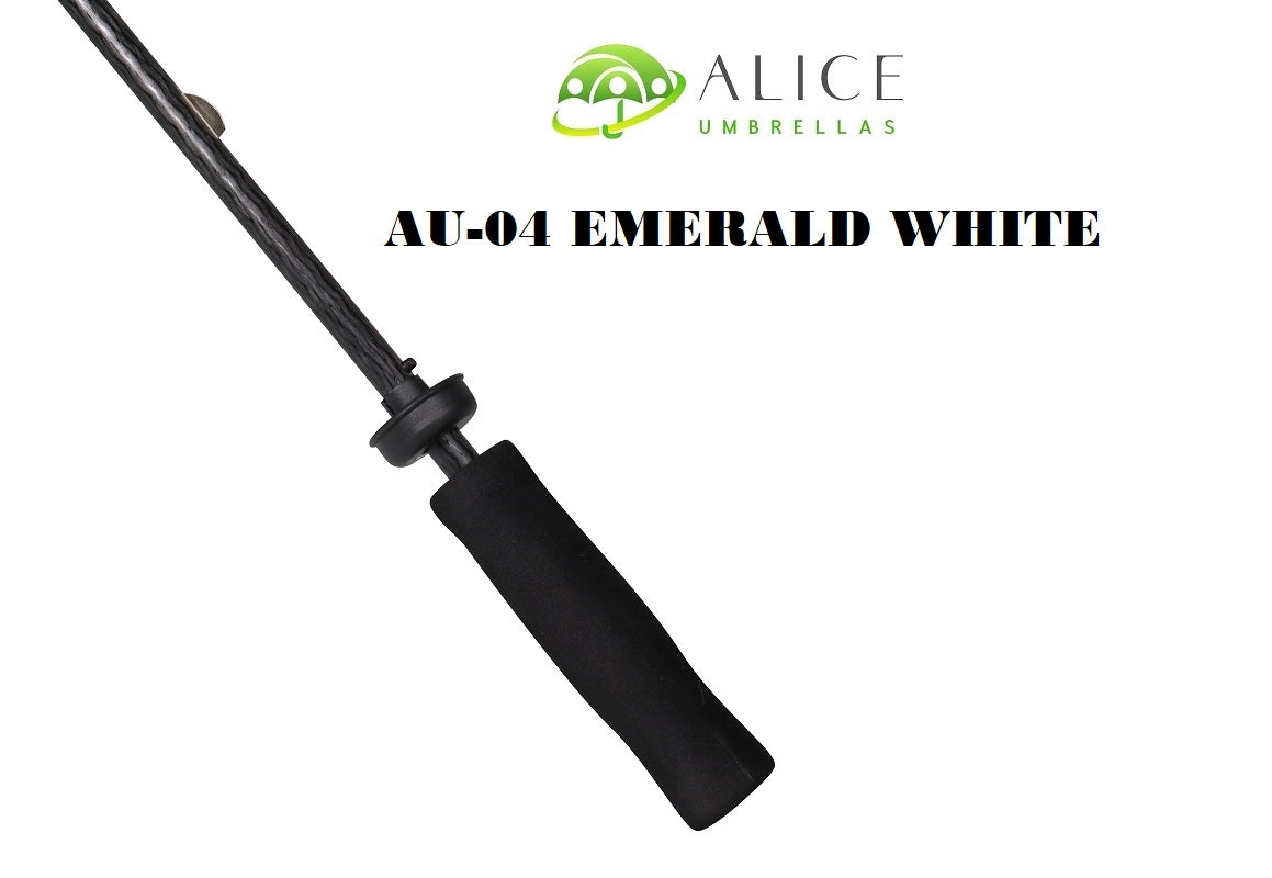 AU-04 - Golf M-Open Fiberglass Ribs Metal Shaft  Solid Colour with Plastic Grip Handle