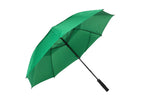 AU-27 - Golf M/Open Fibreglass  Frame Wind Proof D/Layered Solid Colour w EVA Handle