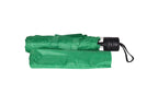 AU-20 - Mini Compact Manual Open Steel Frame Solid Colour with Plastic Handle - Emerald Colour