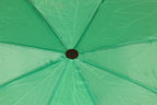 AU-20 - Mini Compact Manual Open Steel Frame Solid Colour with Plastic Handle - Emerald Colour