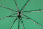 AU-20 - Mini Compact Manual Open Steel Frame Solid Colour with Plastic Handle - Emerald Colour