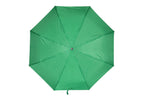 AU-20 - Mini Compact Manual Open Steel Frame Solid Colour with Plastic Handle - Emerald Colour
