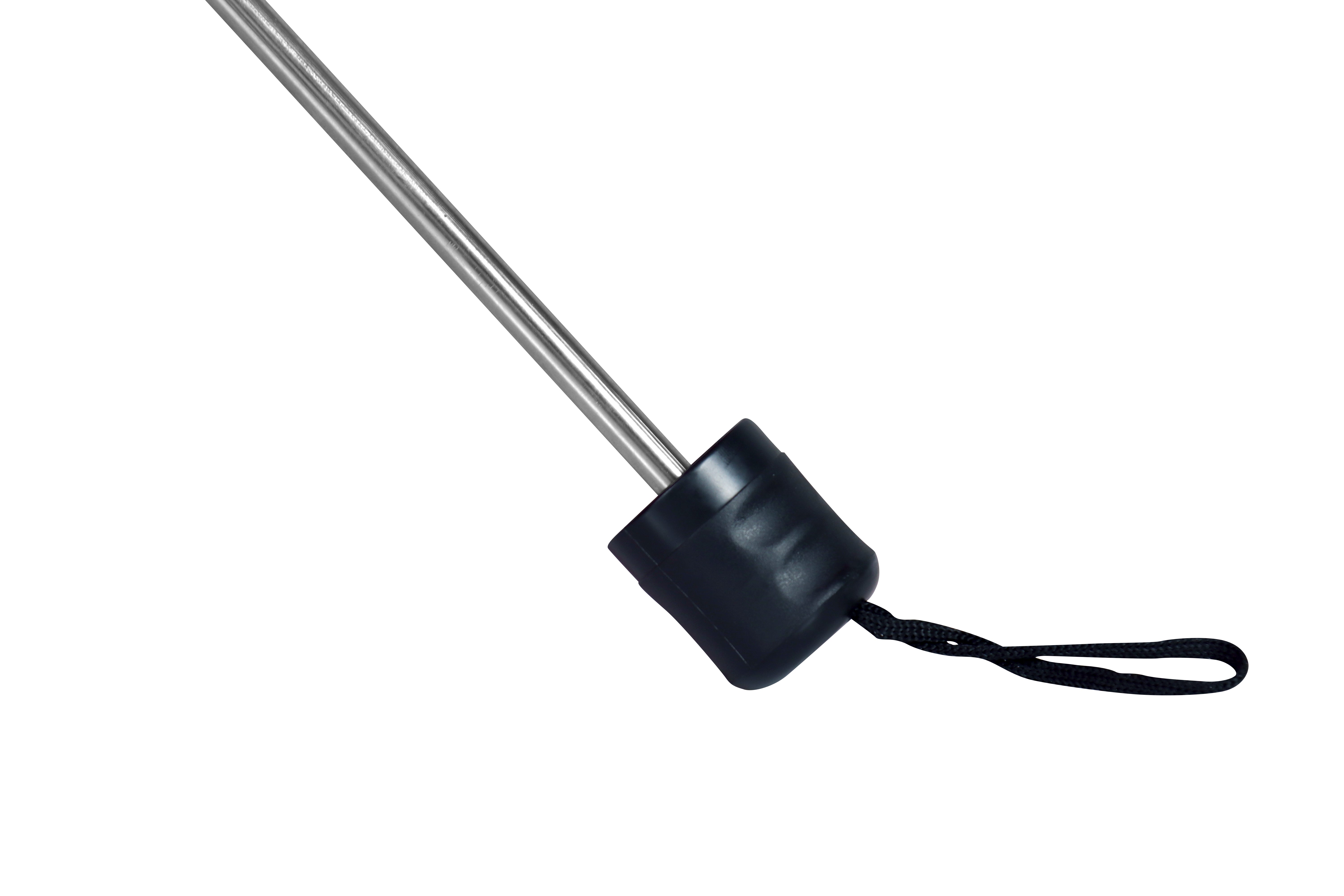 AU-20 - Mini Compact Manual Open Steel Frame Solid Colour with Plastic Handle - Purple Colour Secondary image