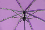 AU-20 - Mini Compact Manual Open Steel Frame Solid Colour with Plastic Handle - Purple Colour