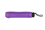 AU-20 - Mini Compact Manual Open Steel Frame Solid Colour with Plastic Handle - Purple Colour
