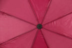 AU-20 - Mini Compact Manual Open Steel Frame Solid Colour with Plastic Handle - Maroon Colour