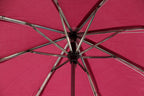AU-20 - Mini Compact Manual Open Steel Frame Solid Colour with Plastic Handle - Maroon Colour