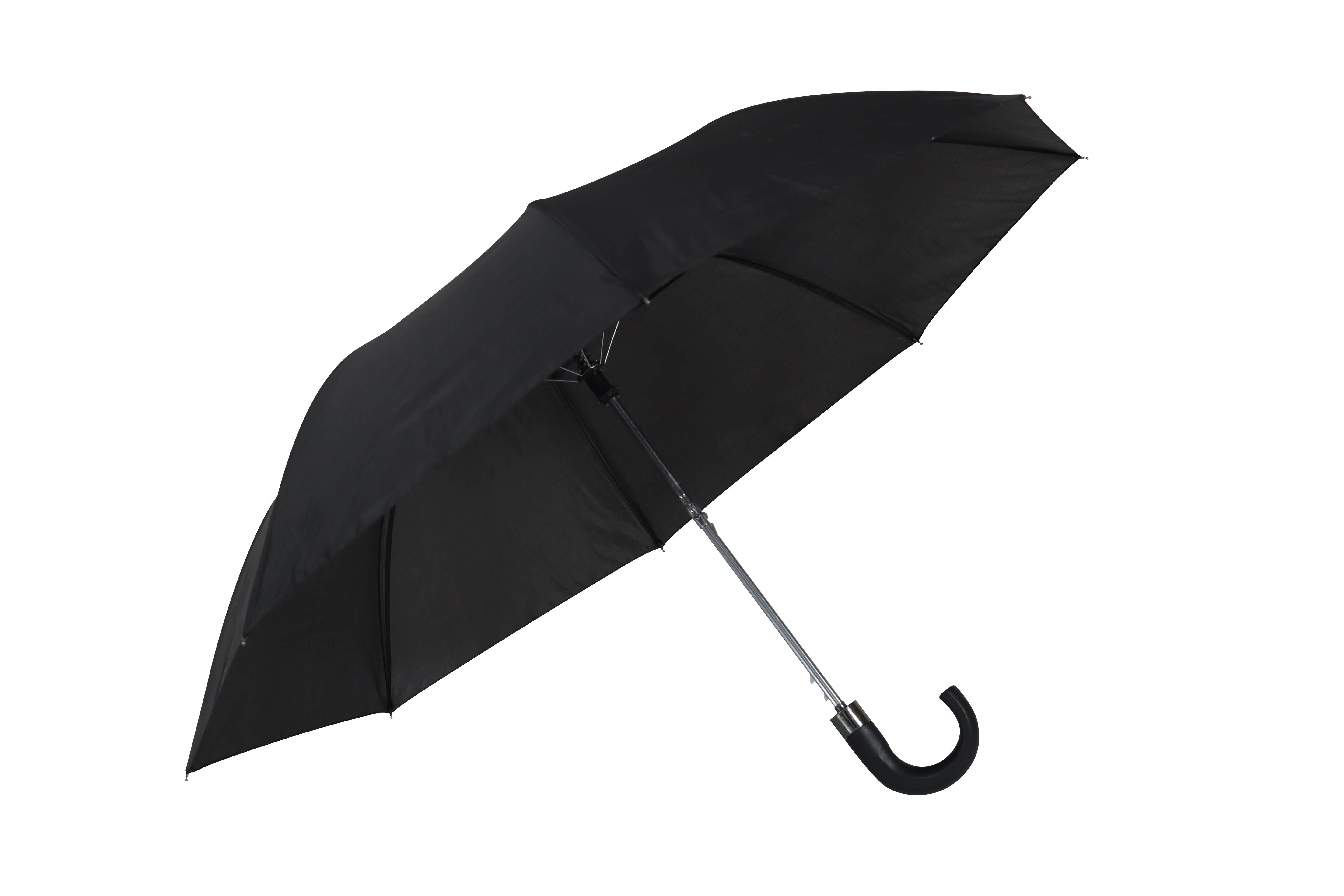 AU-16: Gent Compact Auto Open Steel Frame Solid Colour with Plastic Hook Handle Main image