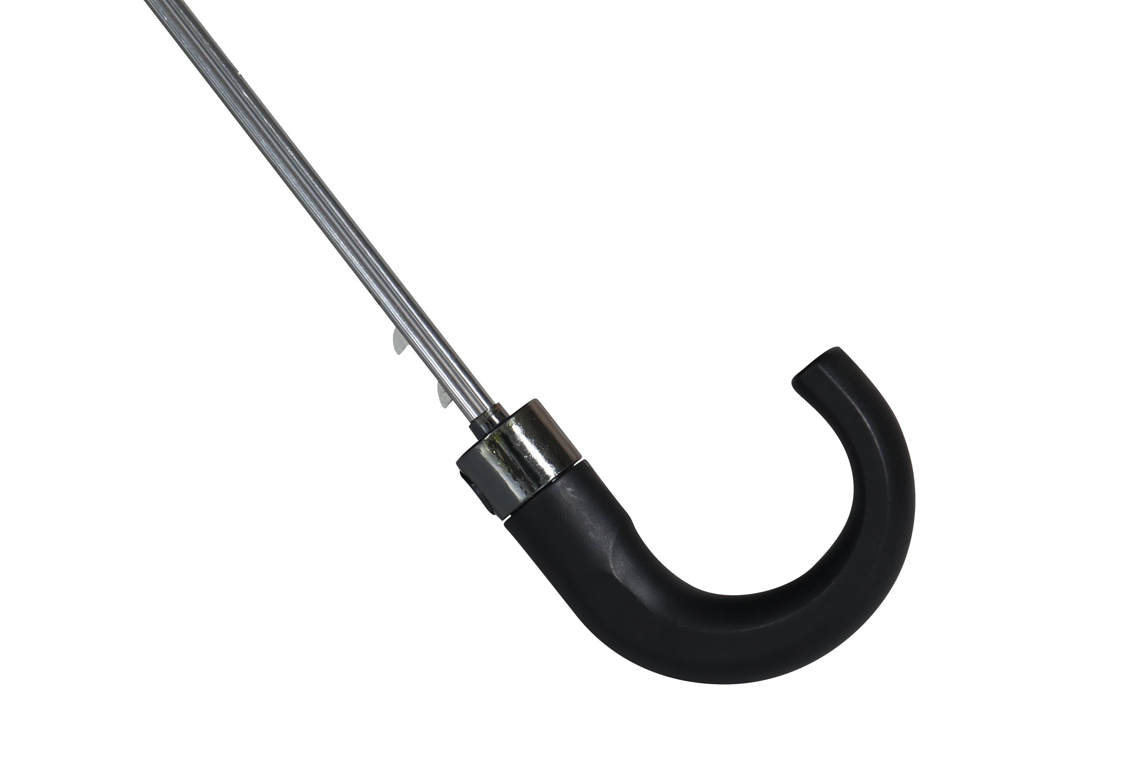 AU-16: Gent Compact Auto Open Steel Frame Solid Colour with Plastic Hook Handle
