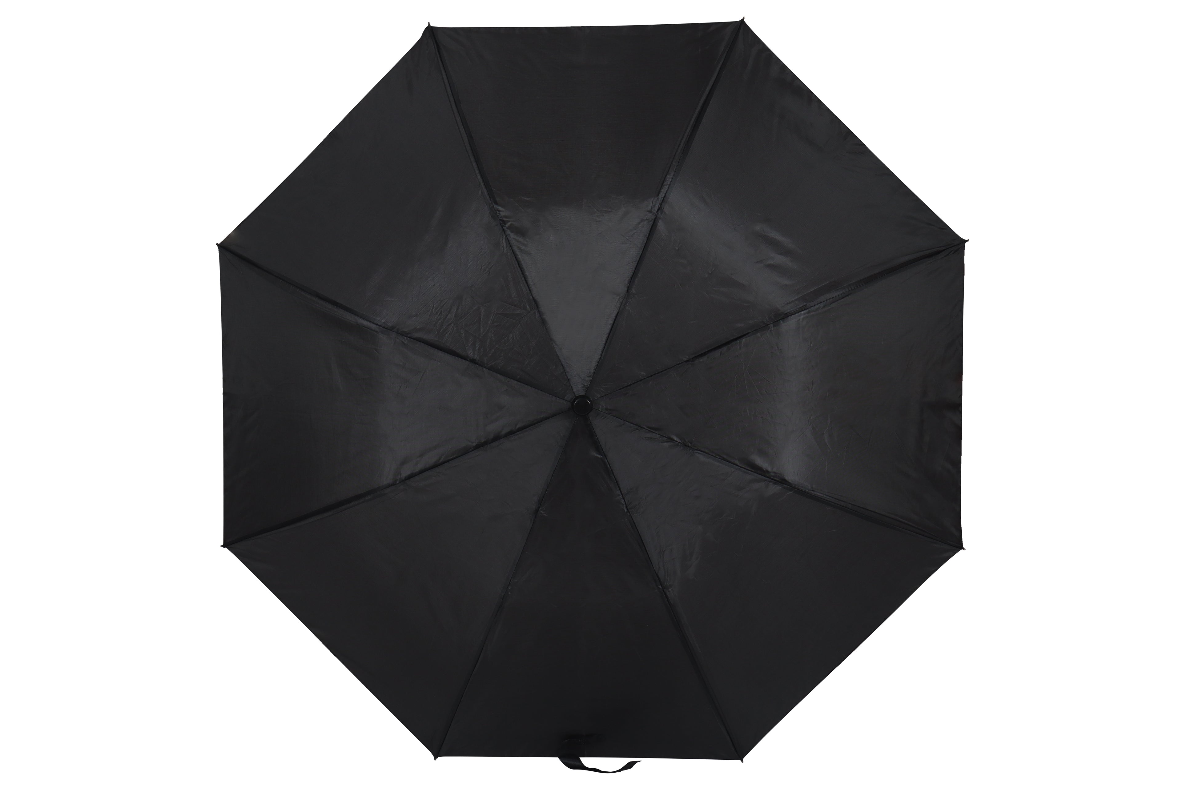 AU-16: Gent Compact Auto Open Steel Frame Solid Colour with Plastic Hook Handle