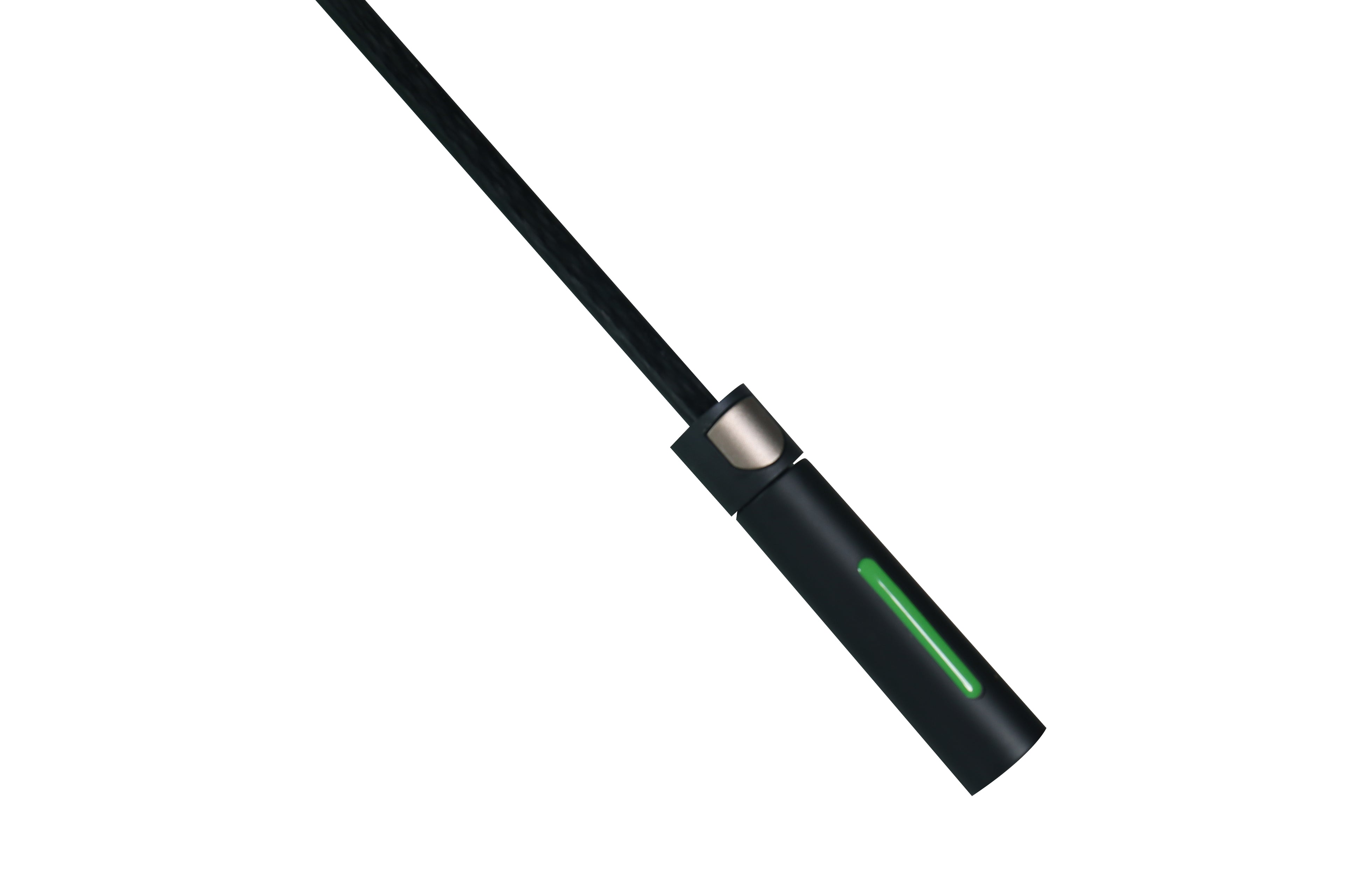 AU-59 - Golf Auto Open Fibreglass Frame Double Layer Pongee Rubberised Handle