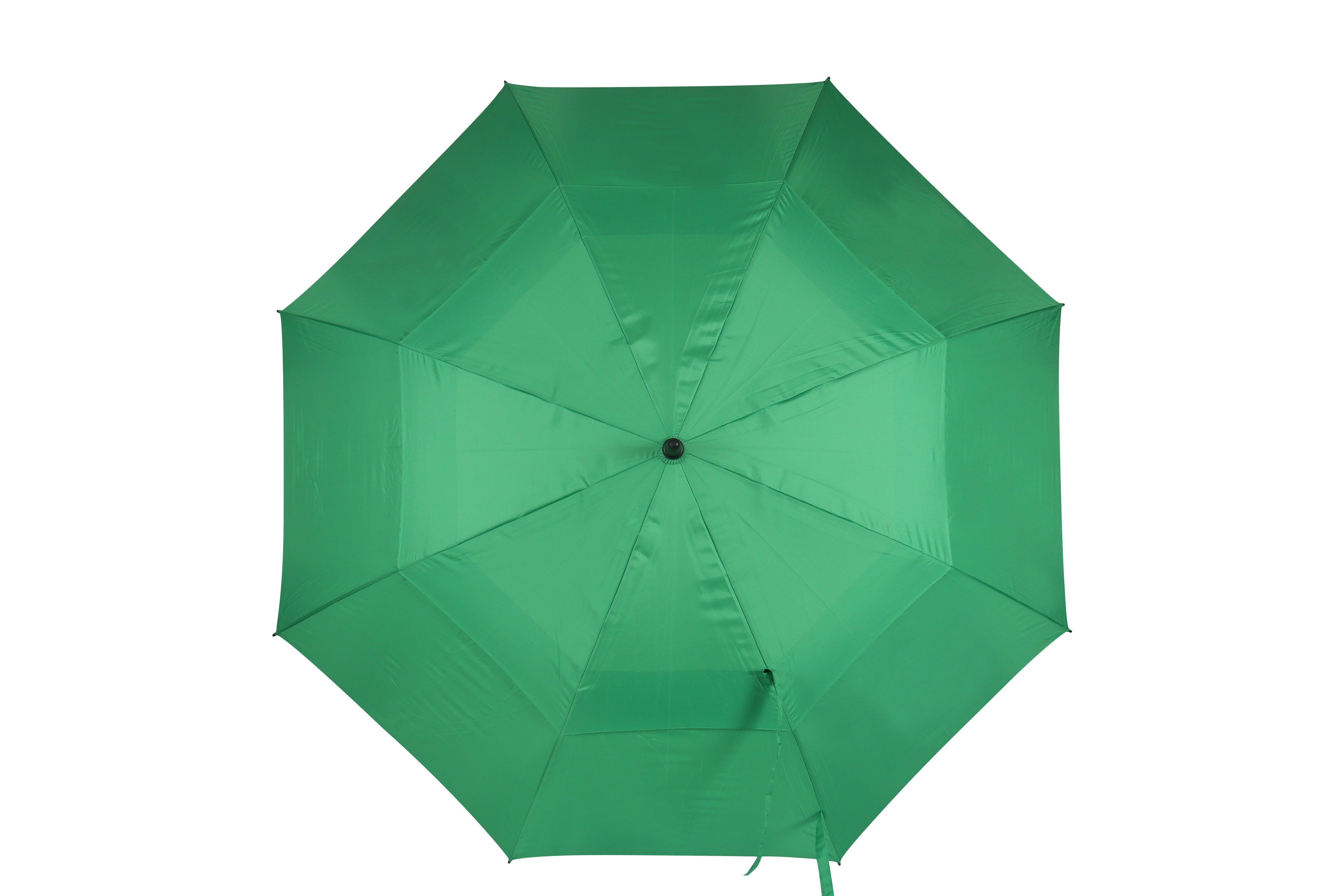 AU-59 - Golf Auto Open Fibreglass Frame Double Layer Pongee Rubberised Handle