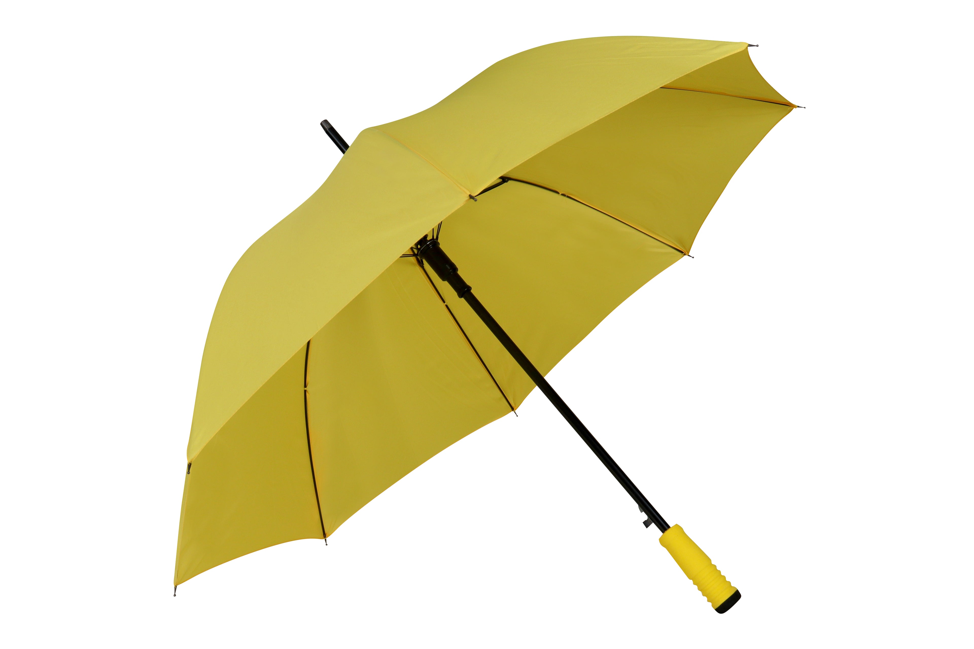 AU-57 - Golf Auto Open Aluminium Frame Pongee Material Solid Colour w EVA Sponge Handle