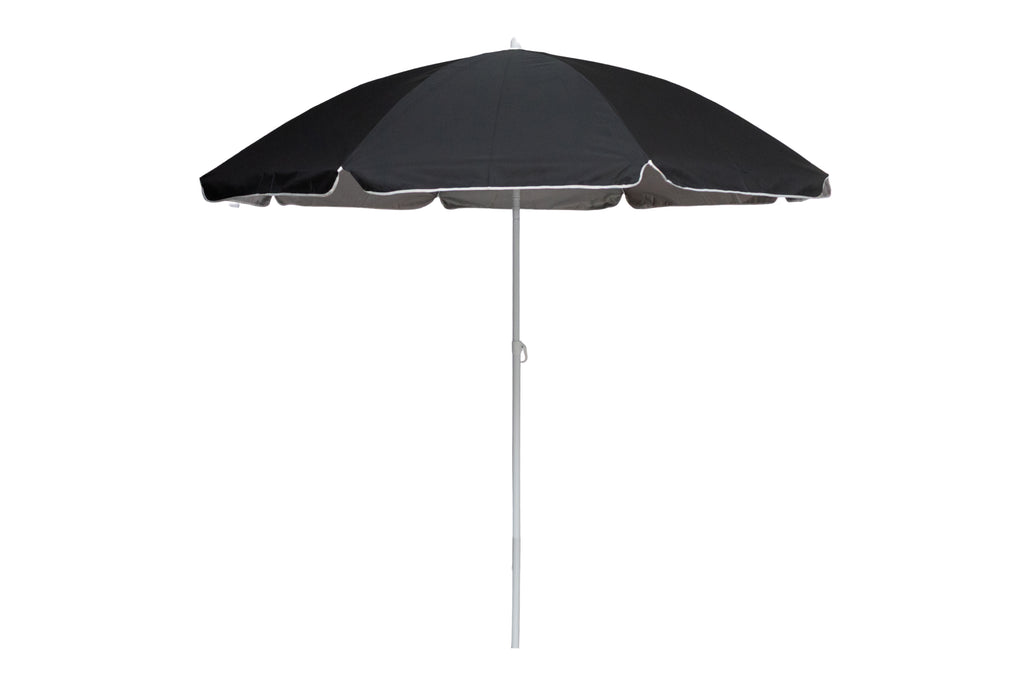 AU-81 - Arch 225cm 160G Polyester Deluxe Beach Umbrella 25/28 mm Steel Pole with Tile