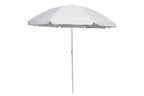 AU-81 - Arch 225cm 160G Polyester Deluxe Beach Umbrella 25/28 mm Steel Pole with Tile