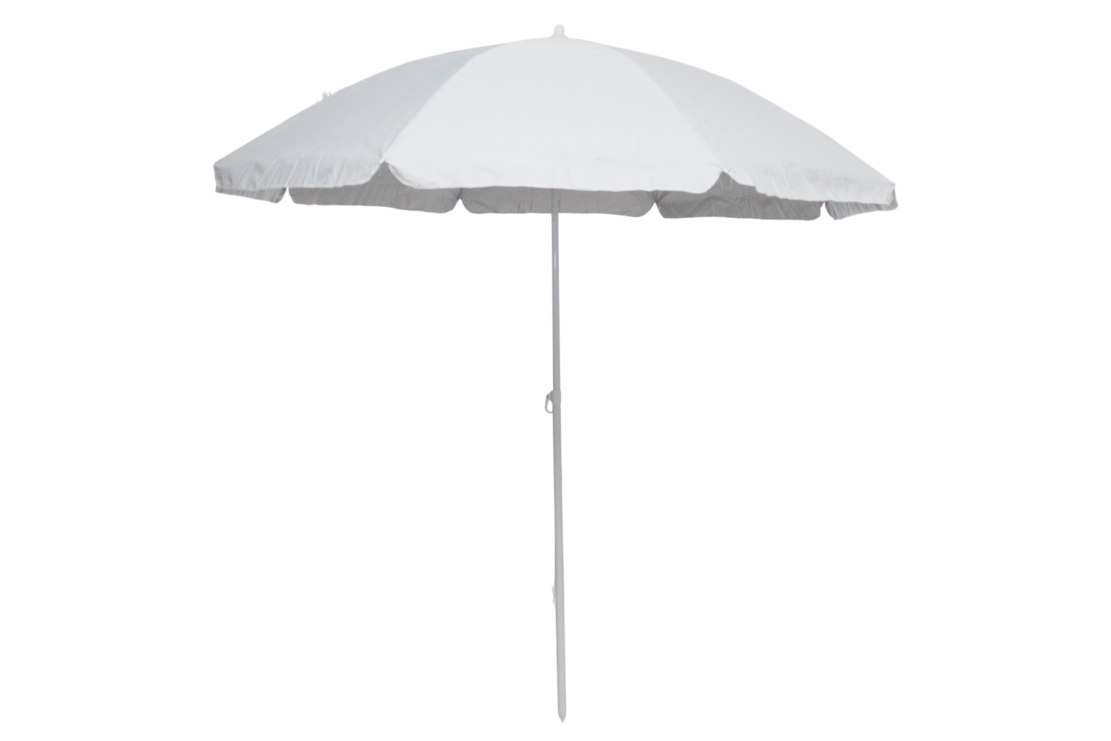 AU-81 - Arch 225cm 160G Polyester Deluxe Beach Umbrella 25/28 mm Steel Pole with Tile