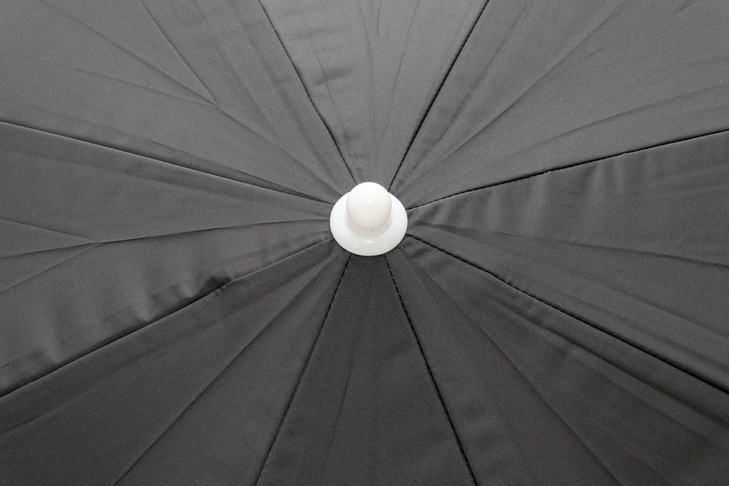 AU-81 - Arch 225cm 160G Polyester Deluxe Beach Umbrella 25/28 mm Steel Pole with Tile