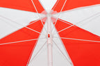 AU-36 - Arch 200cm 120G Polyester Beach Umbrella 22/25 mm Steel Pole with Tile