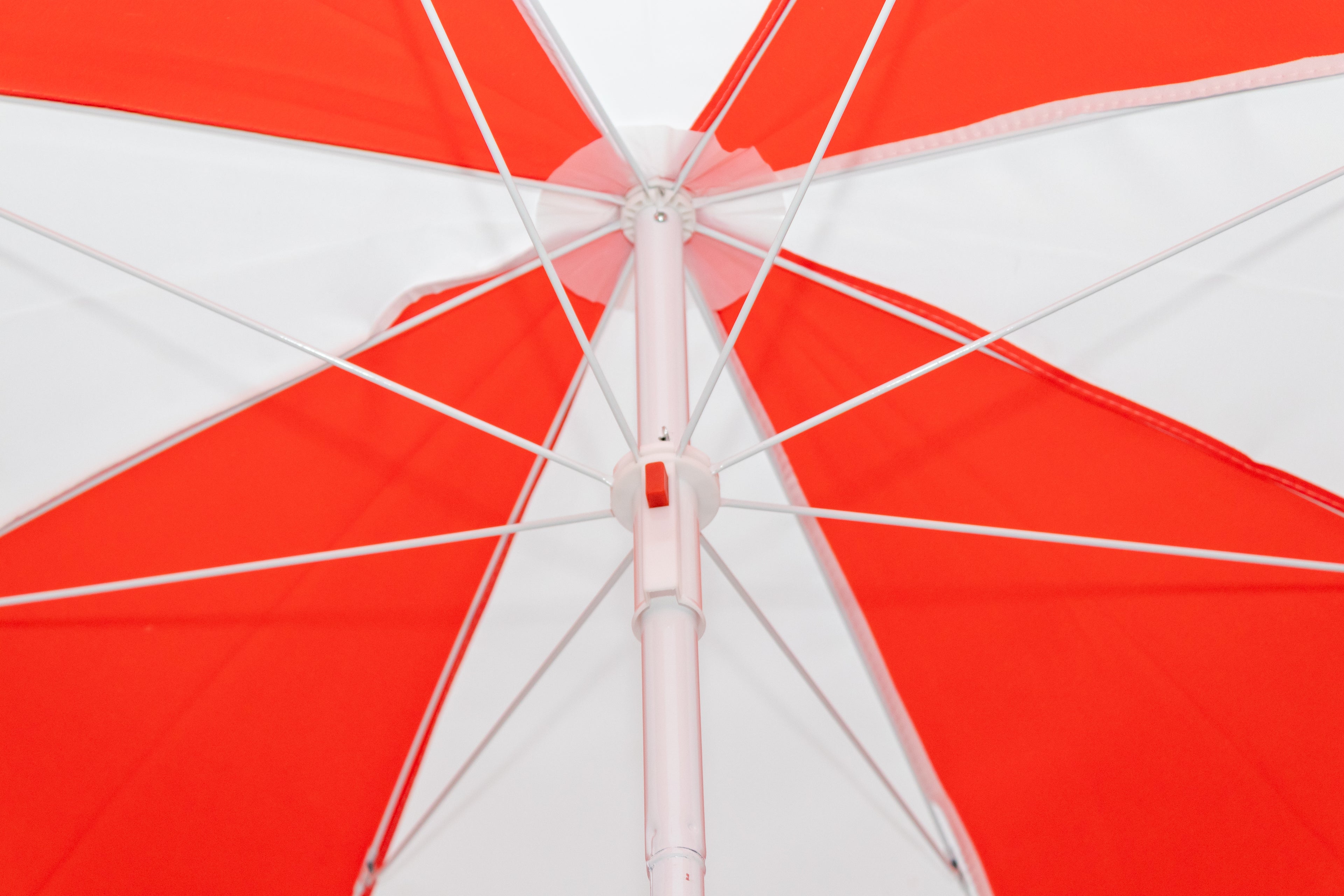 AU-36 - Arch 200cm 120G Polyester Beach Umbrella 22/25 mm Steel Pole with Tile